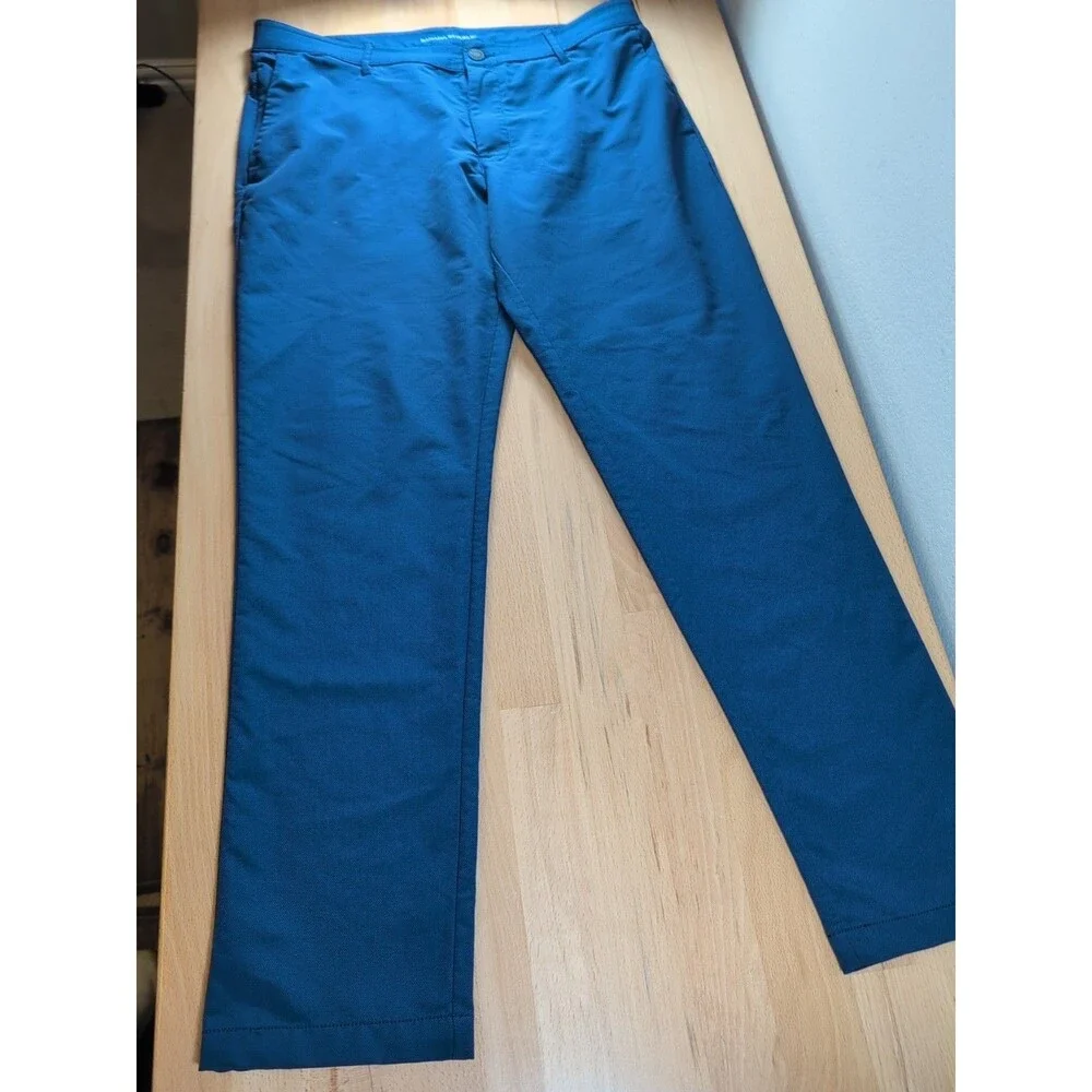 Banana Republic Performance Chinos Men's 34x32 Slim Golf Tech Commuter Pants